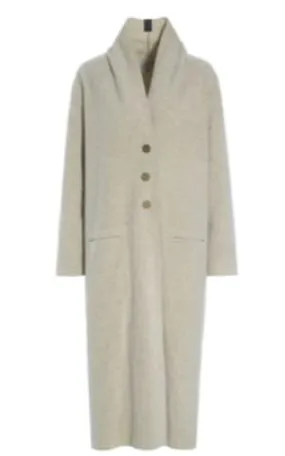 Sand Long Fleece Cardigan - 7162S
