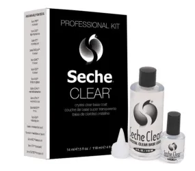 SECHE VITE CLEAR BASE PROFESSIONAL KIT (4OZ REFILL & 0.5OZ)