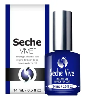 SECHE VIVE GEL EFFECT TOP COAT IN U/C 0.5OZ