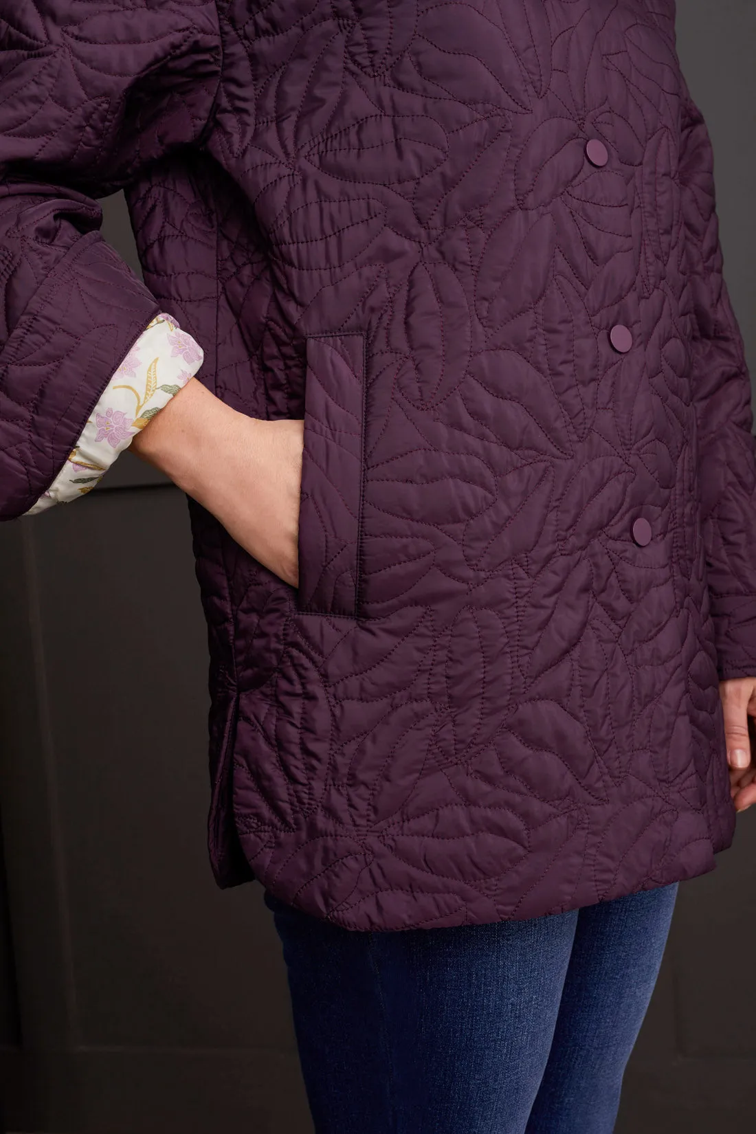 Shacket - Quilted Snap Front