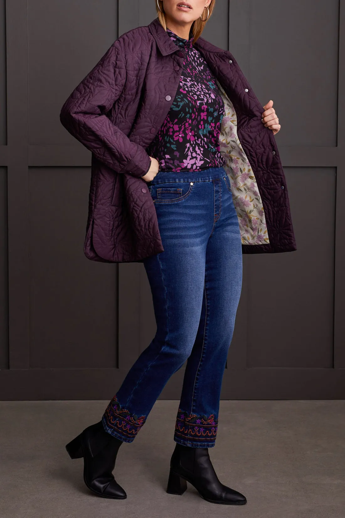 Shacket - Quilted Snap Front