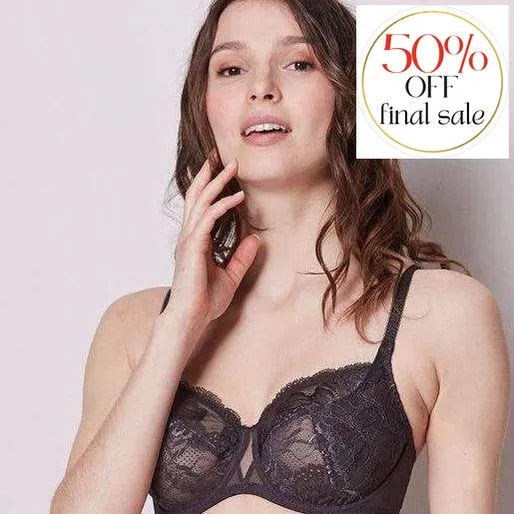 Simone Perele Promesse Full Cup Bra 12H321 in Anthracite