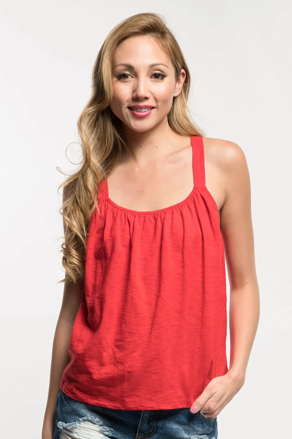 Slub Knit Tank Top