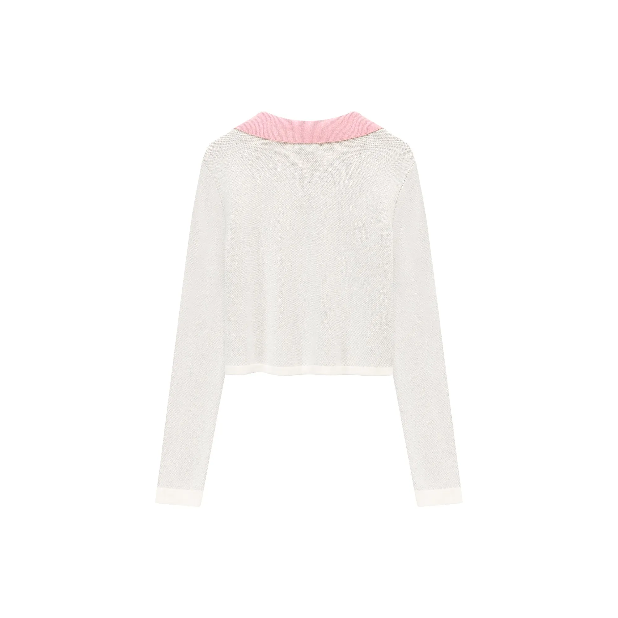 Strawberry Crop Knit Top