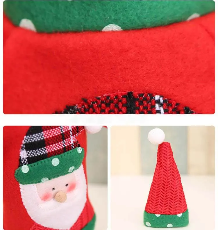 Sweater Christmas Wine Bottle Cover, Handmade Sweater Wine Bottle Bags for Christmas Decorations