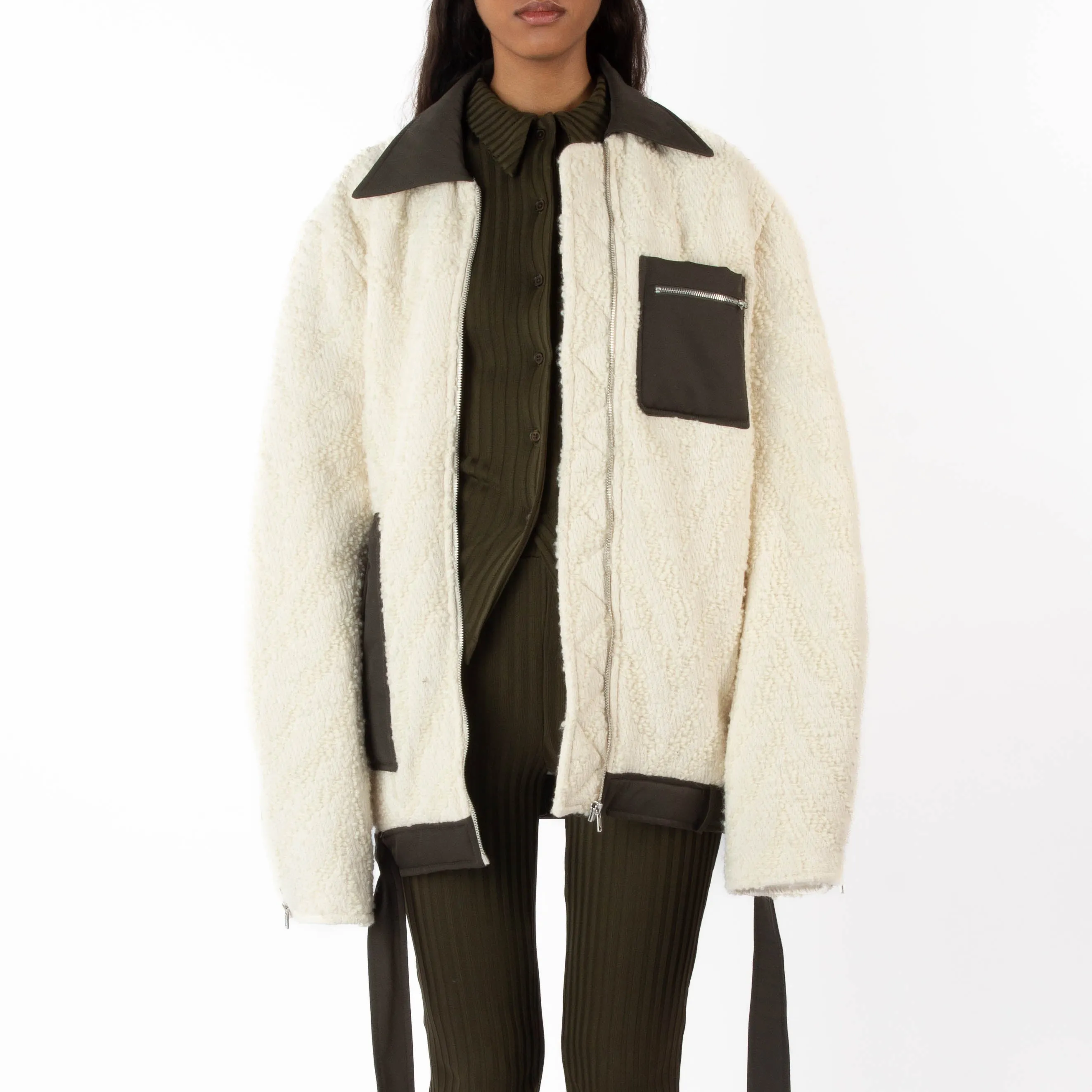 TEDDY BOMBER BAGARDINE TRIM
