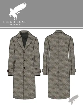 The Stately Overcoat | Grey Goldenpane