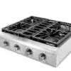 THOR KITCHEN 30-Inch Pro Style Stainless Steel Gas Range Top