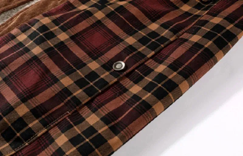 Travis | Plaid Fleece Jacket