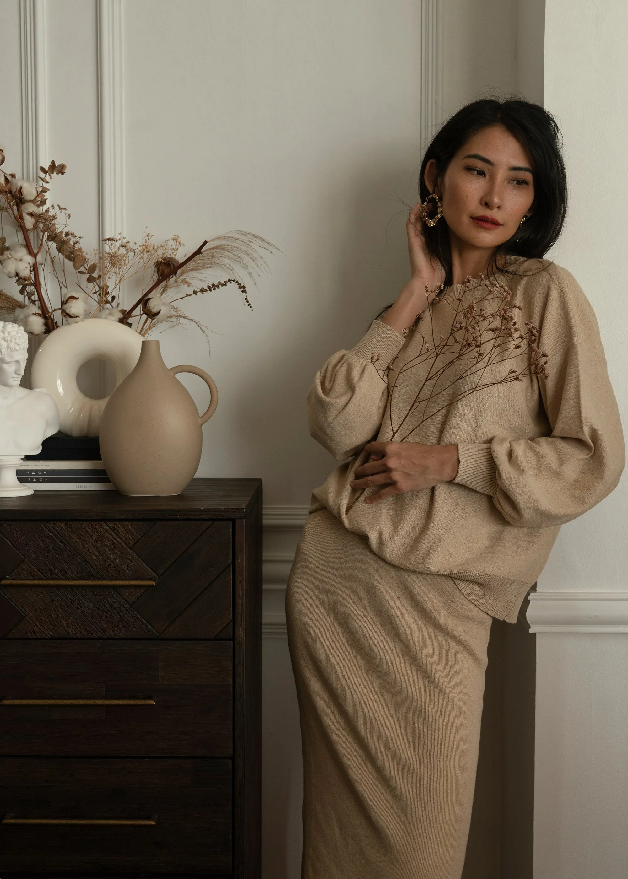 Trondheim Sweater in Cream