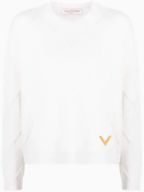 Vgold wool jumper