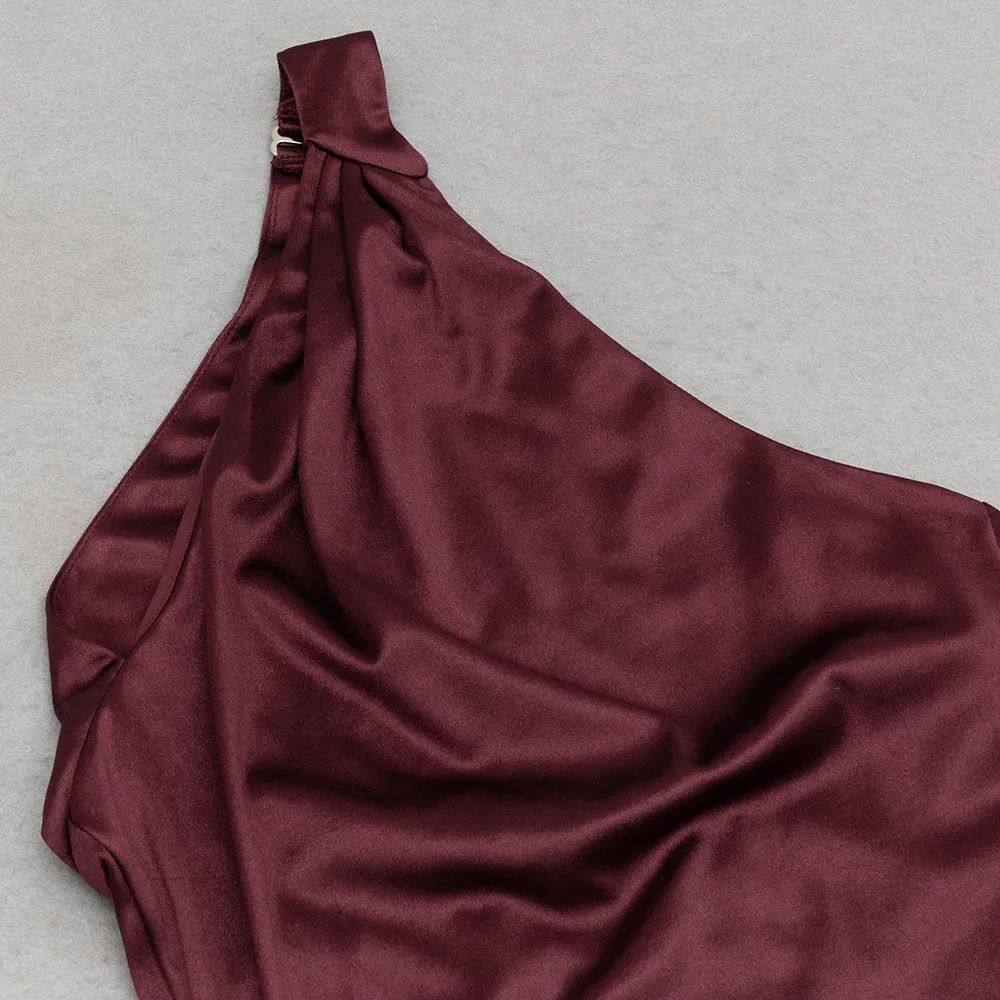 Women Sexy Backless Halter Split Formal Dress