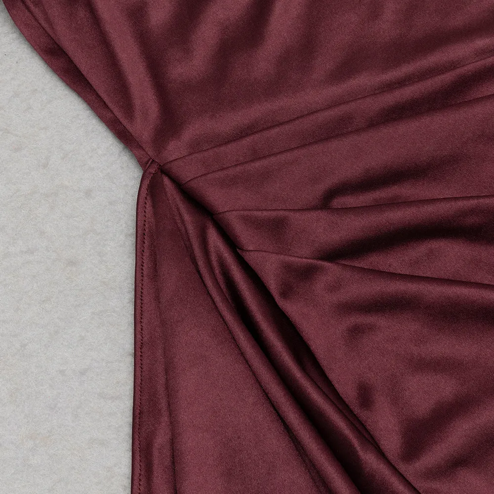 Women Sexy Backless Halter Split Formal Dress