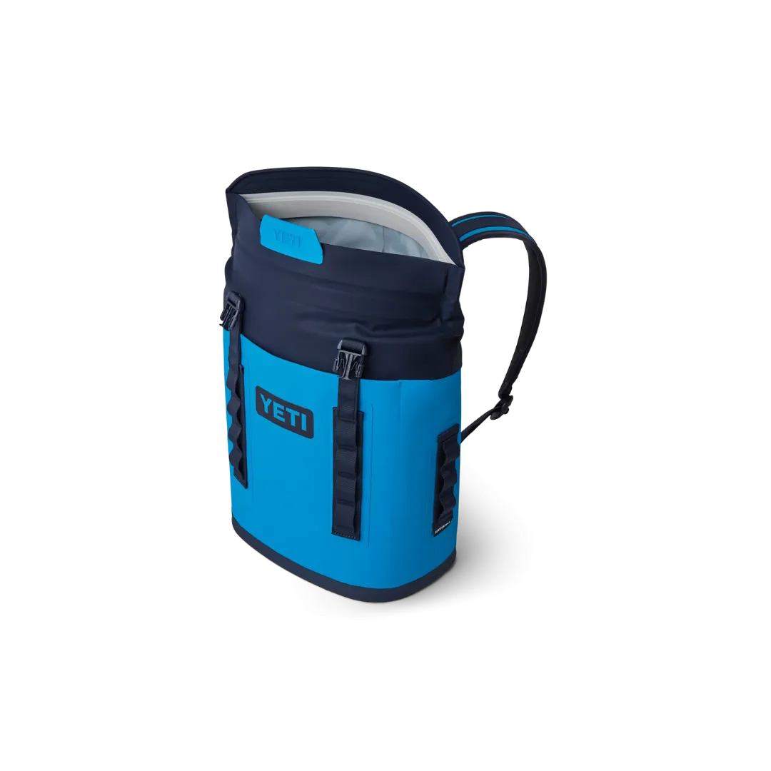Yeti Hopper M12 Navy Big Wave Blue Backpack Soft Cooler