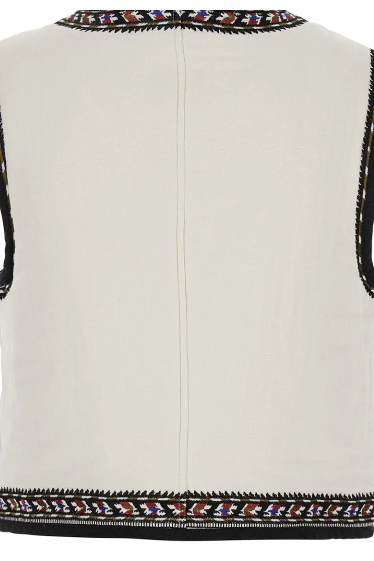 Zeana Embroidered Gilet